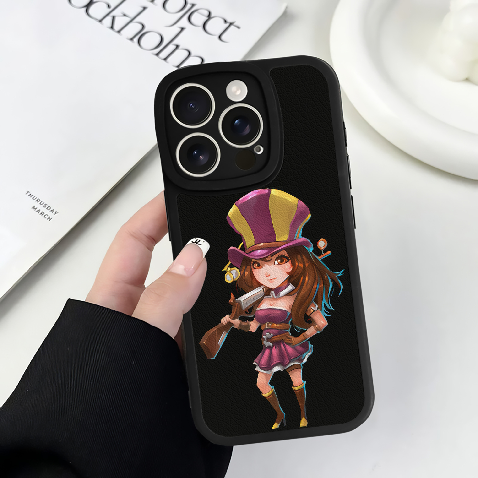 リーグ・オブ・レジェンド League of Legends LOL 【iPhone 16シリーズ対応】シリコンスマホケース（レザー調） 材質：シリコン